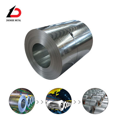 RoHS Cold Rolled Galvanized Steel Coil 0.2-6mm Ketebalan ASTM JIS S220gd, S250gd,