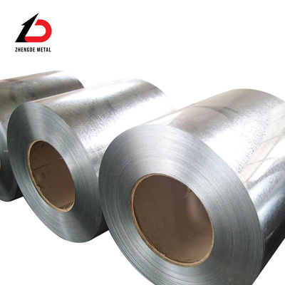 ASTM JIS Dx51d Galvanized Rolled Coil Hot Diped dengan Lapisan Spangle Normal
