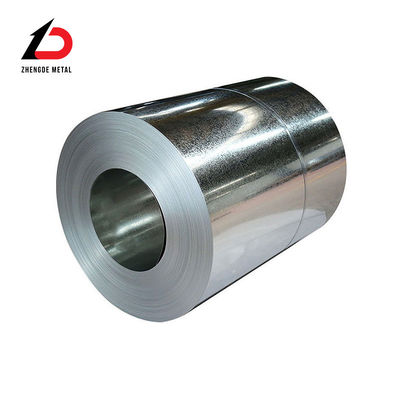 ASTM JIS Dx51d Galvanized Rolled Coil Hot Diped dengan Lapisan Spangle Normal