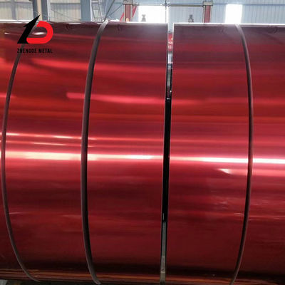 RoHS PPGI Steel Coil Prepainted Color Coated Sheet Coil Lebar 3000mm