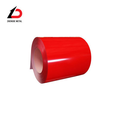Whiteboard Color Code Ral 9016 Prepainted Steel Coil 0.4mm Warna Lapisan Permukaan Lapisan PPGI Material
