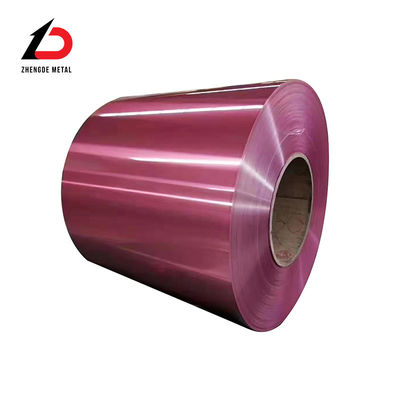Whiteboard Color Code Ral 9016 Prepainted Steel Coil 0.4mm Warna Lapisan Permukaan Lapisan PPGI Material