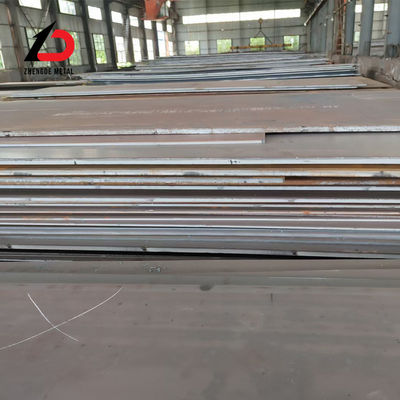 Q235B Ss400 S235jr ASTM A36 St37-2 Q345b S355jr Plat baja bergelombang panas Lemparan besi datar Jaring lentur formwork lembaran logam untuk konstruksi beton