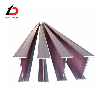 Hot Dip Galvanized Struktur Baja Karbon I / H Balok Untuk Solar Mounting System Disesuaikan Struktural