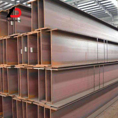 Hot Dip Galvanized Struktur Baja Karbon I / H Balok Untuk Solar Mounting System Disesuaikan Struktural