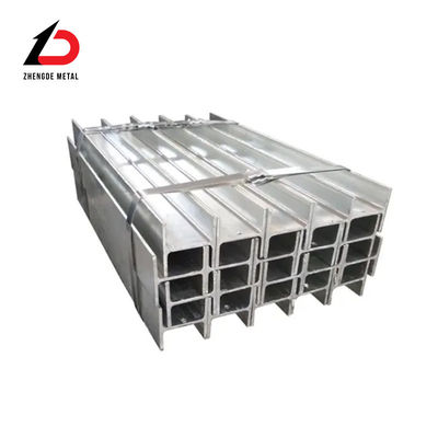 Hot Dip Galvanized Struktur Baja Karbon I / H Balok Untuk Solar Mounting System Disesuaikan Struktural