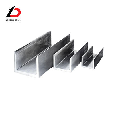 A36 Carbon Steel C Channel dengan Harga Kompetitif 41X41 41*21 Hot DIP Galvanized U Channel Steel