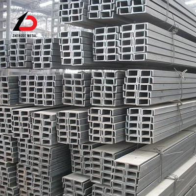 Cold Rolled Carbon Steel U Channel Struktural U Channel Dengan Galvanized En S235jr
