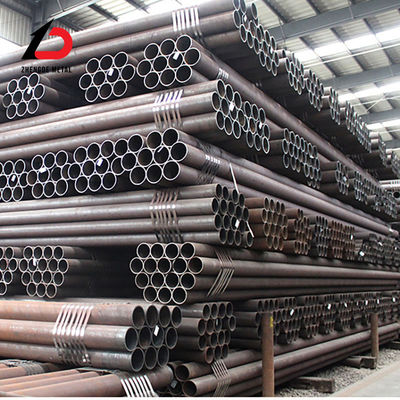 Pabrik Langsung JIS Standar En 10219 S235jr S355gh Pipa Baja Ringan Tanpa Sambutan Pipa Baja Hitam Baja Besi 6m 12m Baja Karbon Harga
