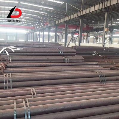 ASTM A36 A53 4130 42CrMo 15CrMo St37 C45 Sch40 A106 Alloy Seamless Round Carbon Steel Tube/Pipe untuk Bahan Bangunan