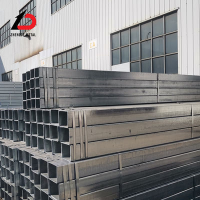 Baja Karbon Galvanized Square Tube persegi panjang Tabung Bulat Diameter Kecil Diameter Besar Hot-DIP Pipe Las