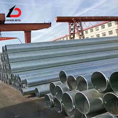 Baja Karbon Galvanized Square Tube persegi panjang Tabung Bulat Diameter Kecil Diameter Besar Hot-DIP Pipe Las