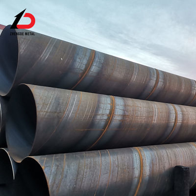 A106 A36 A53 6mm-20mm Tipe baja tebal SSAW 609 mm Spiral welded steel pipe yang digunakan untuk pipa minyak dan gas