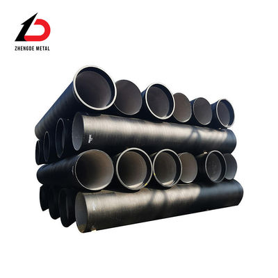 Ukuran yang disesuaikan ISO2531 Cement Lining Ductile Cast Iron Pipe K9 untuk Air Minum