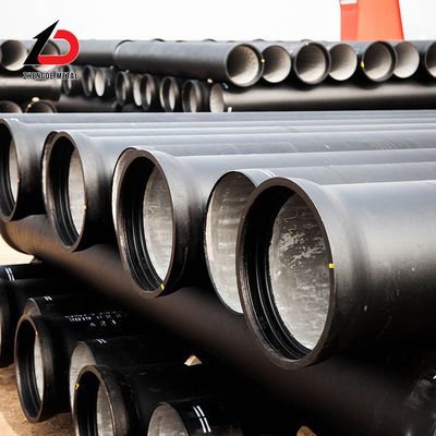 Ukuran yang disesuaikan ISO2531 Cement Lining Ductile Cast Iron Pipe K9 untuk Air Minum