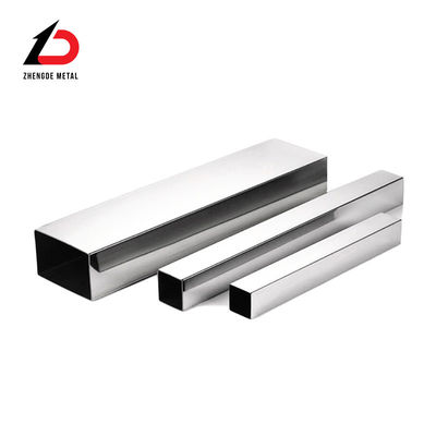 Dekoratif AISI Stainless Steel Pipe Tube persegi panjang Square Ss Hairline