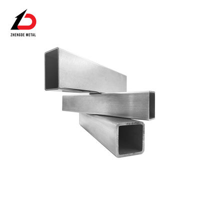 Dekoratif AISI Stainless Steel Pipe Tube persegi panjang Square Ss Hairline