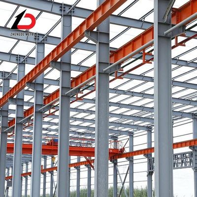 Gudang Kerangka Logam Komersial Prefabrikasi DIN Standar ODM