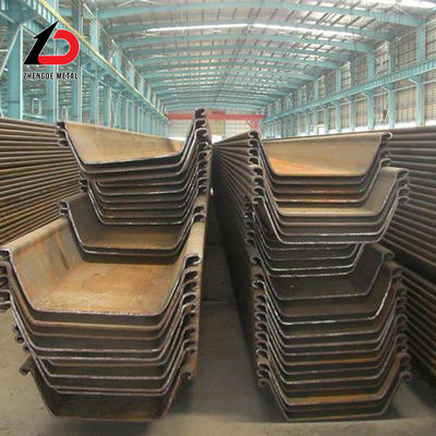 China Tipe U Z II 2 Bentuk Hot Rolled PU32-1 PU32+1 PU 32 Larsen Sy390 Sy295 Ms Mild Low Carbon Steel Sheet Pile untuk Konstruksi Harga Pabrik