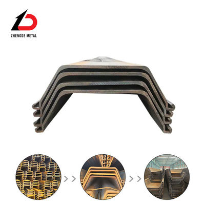 400*170 U Z L Steel Sheet Pile Dengan Ukuran Disesuaikan