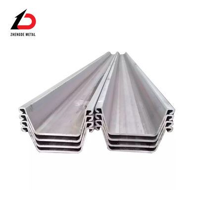 400*170 U Z L Steel Sheet Pile Dengan Ukuran Disesuaikan