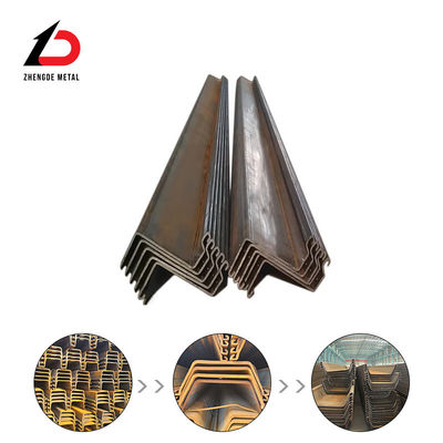 AISI Standar 400 X 100 Karbon Steel Sheet Piles Cold Formed Tipe U Z