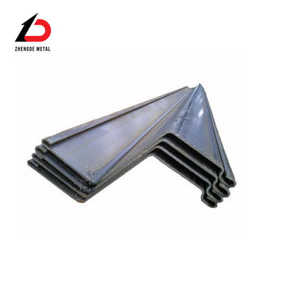Gampang Pengelasan Interlocking Steel Sheet Piles Sy295 Sy390 12m Larsen Profil Struktural