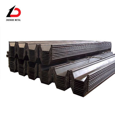 U Tipe Cold Rolled Sheet Pile Disesuaikan Sy290 Untuk Dinding Pendukung