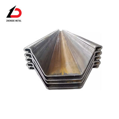 Cold Rolled Steel Sheet Pile Bagian U Tipe Sheet Piles Mudah Pengelasan