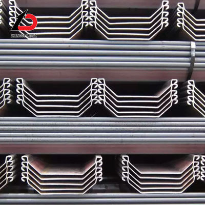 Cold Rolled Steel Sheet Pile Bagian U Tipe Sheet Piles Mudah Pengelasan