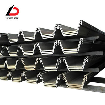 Cold Rolled Steel Sheet Pile Bagian U Tipe Sheet Piles Mudah Pengelasan