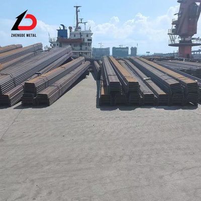 Tumpukan lembaran larsen yang digulung panas 400X100X10,5mm U/Z Type Sy390, Syw295, Syw390