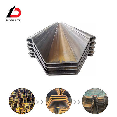 Kemampuan pemesinan Pile lembaran interlocking Z Tipe U Tipe JIS5528 GB T20933-2014