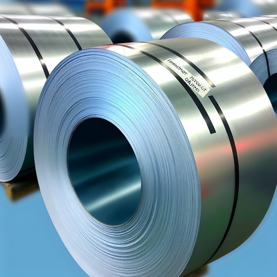 DX51D+AZ Galvanized Steel Coil 5-12μm Zinc Coating untuk Transportasi