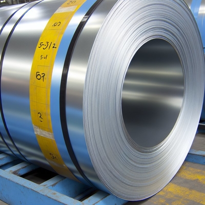 DX51D+AZ Galvanized Steel Coil 5-12μm Zinc Coating untuk Transportasi
