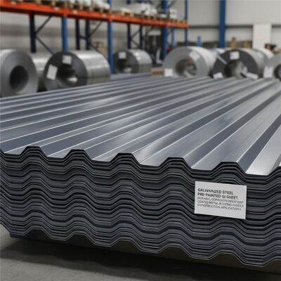 Galvanized Steel Pre Painted GI Sheet tahan korosi tahan lama Lapisan atap logam berlapis untuk aplikasi konstruksi