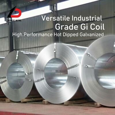 DX51D Z275 Galvanized Steel Coil 0,3-3,0mm 600-1500mm Permukaan Spangle Reguler dengan 275g/m2 Lapisan