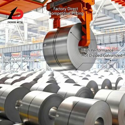 Z40 Electro-Galvanized Steel Coil 0,25-1,5mm 600-1250mm Bahan Kelas Konstruksi dengan Lapisan 40g/m²