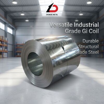EN 10346 DX51D Galvanized Steel Coil 0.4-3.0mm 600-1500mm Lock Forming Quality dengan Lapisan Z100-Z275