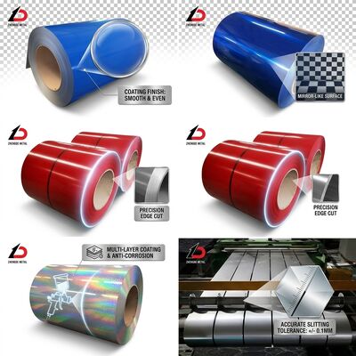 Pre-Painted Galvanized Corrugated PPGI Roofing Sheet 0.14mm-0.60mm Ready to Use Building Material Export