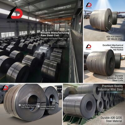 S355JR EN 10025 Struktural Hot Rolled Carbon Steel Coil 355MPa Yield 1.5-20mm Mesin Konstruksi Pabrik