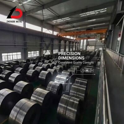 Kumparan Baja Karbon Gulungan Dingin Ultra Tipis 0.2mm DC01 SPCC Toleransi Ketat 600-1250mm Komponen Presisi