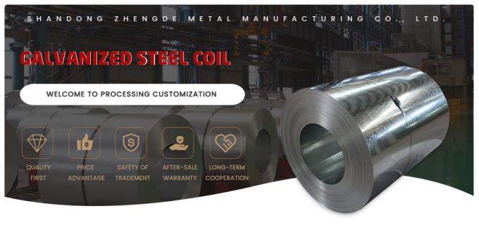 Kualitas tinggi ASTM Cold Rolled Galvanized Steel Coil Untuk Metal Iron Roofing Sheet 0