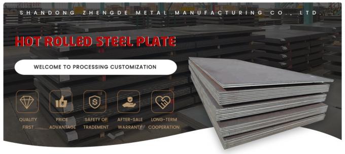 ISO Karbon Steel Sheet Plate Ss400 Ss355jr S275jr HRC Ms Hot Rolled 0