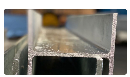 Hot DIP Metal H Beam Channel Konstruksi Baja A36 / Ss400 / S235jr 5