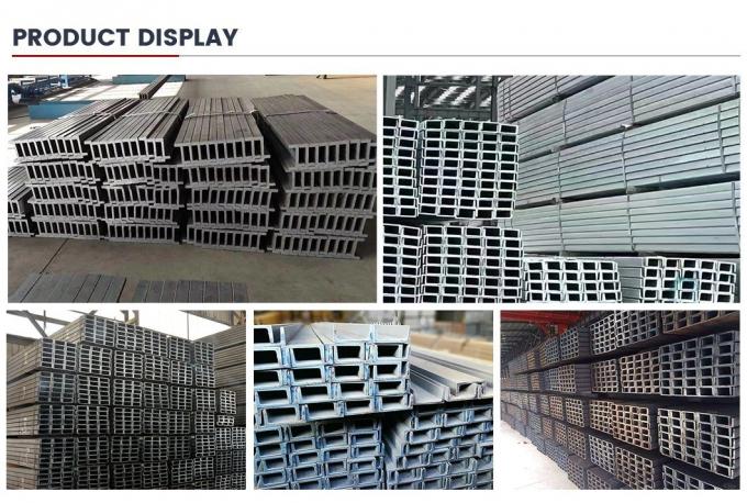 S330 Ss400 Baja struktural H yang digulung panas 100*55*5*8.5 120*60*5.5*9 Baja Cu Channel yang dapat disesuaikan 7