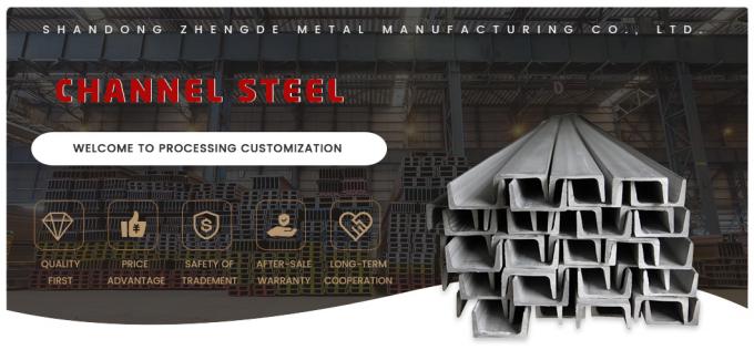 A36 Carbon Steel C Channel dengan Harga Kompetitif 41X41 41*21 Hot DIP Galvanized U Channel Steel 0