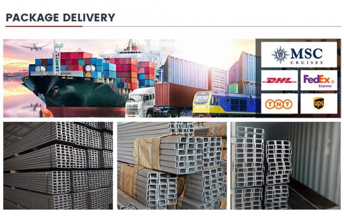 A36 Carbon Steel C Channel dengan Harga Kompetitif 41X41 41*21 Hot DIP Galvanized U Channel Steel 10