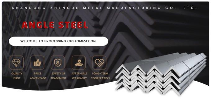 Sama Tidak Sama S355 60X60 50X50 Konstruksi Kekuatan Tinggi Alloy Steel Angle Bar L Bentuk Baja Bar 0