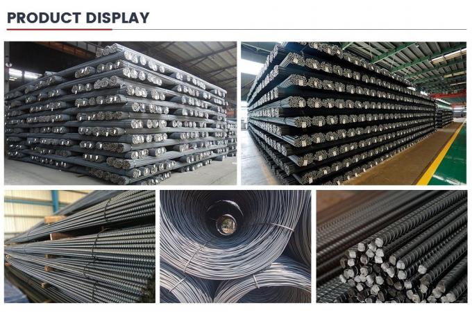 Baja Konstruksi Besi batang 16mm Hrb 335/400/500 Rebar Baja Untuk Konstruksi 7
